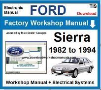 Ford Sierra Service Repair Workshop Manual